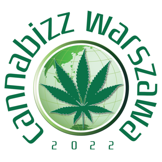Cannabizz Warsaw 2022 Logo with Hemp leaf